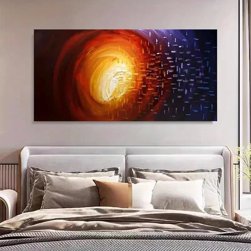 Colourful Abstract For Galaxy Wall Art Canvas Office Home Room Framed 120x60cm