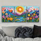 3pcs The sun rises Art Painting Metal Print Ready to Hang Art
