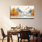 Serene Autumn Landscape Wall Art canvas office home room framed 120x60cm