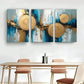 3pcs fashionable and elegant large Metal Print Ready to Hang Art