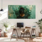Abstract Female Portrait Modern Wall Art Canvas Office Home Room Framed 120x60cm