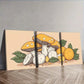 3pcs Mushrooms For Home Nature Leaves Wall Art Set Canvas Framed 40x60cm - High Quality Print 100% Australian Made Wall Canvas Ready to Hang