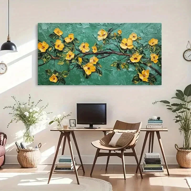 Abstract Composition Nature Wall Art Canvas Office Home Room Framed 120x60cm