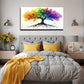 With Leaves in Brilliant Colors Wall Art Canvas Office Home Room Framed 120x60cm