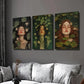 3pcs Mystical Women in the Tranquil Lake Wall Art Set Canvas Framed 40x60cm - High Quality Print 100% Australian Made Wall Canvas Ready to Hang