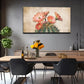 Cactus Flower Bloom Modern Wall Art Canvas Office Home Room Framed 120x60cm
