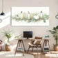White Pumpkin Abstract Wall Art Canvas Office Home Room Framed 120x60cm