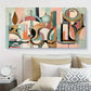 Modern Abstract Geometric Mural Wall Art Canvas Office Home Room Framed 80x45cm