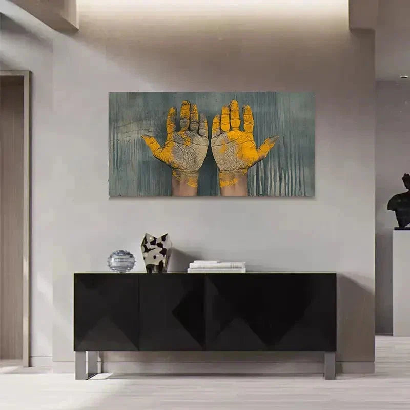 Expressing Oneself With Colours Wall Art Canvas Office Home Room Framed 120x60cm