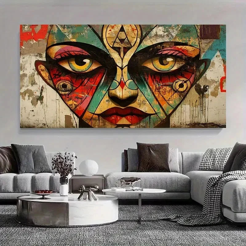 Featuring A Humorous Portrait Wall Art Canvas Office Home Room Framed 120x60cm