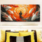 3pcs Fisherman, koi Metal Print Ready to Hang Art