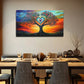 Thick Branches Decoration Wall Art Canvas Office Home Room Framed 80x45cm