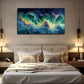 Abstract Wave Painting Wall Art Canvas Office Home Room Framed 80x45cm
