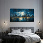 Thunderstorm High City Sky Wall Art Canvas Office Home Room Framed 120x60cm