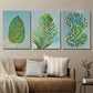3pcs Tropical Monstera and Palm Leaves Wall Art Set Canvas Framed 40x60cm - High Quality Print 100% Australian Made Wall Canvas Ready to Hang