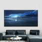 Ocean Scene with Moon ReflectionWall Art Canvas Office Home Room Framed 120x60cm