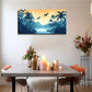 Modern Minimalist Watercolor Wall Art Canvas Office Home Room Framed 120x60cm