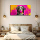 Shepherd Dog Blowing Bubble Gum Wall Art Canvas Office Home Room Framed 120x60cm