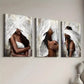 3pcs African American Women with Angel Wall Art Set Canvas Framed 40x60cm - High Quality Print 100% Australian Made Wall Canvas Ready to Hang