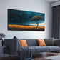 Realistic Golden Grass Sea Wall Art Canvas Office Home Room Framed 120x60cm