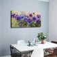 Modern Minimalist Purpcle Floral Wall Art Canvas Office Home Room Framed 120x60cm