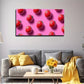 Vibrant Strawberry Horizontal Wall Art Canvas Office Home Room Framed 120x60cm