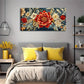 Modern Minimalist Vibrant Color Wall Art Canvas Office Home Room Framed 120x60cm