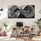 Visual Illusion Abstract Swirl Wall Art Canvas Office Home Room Framed 120x60cm