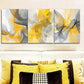 3pcs Abstract Shapes In Yellow And Gray Wall Art Set Canvas Framed 40x60cm - High Quality Print 100% Australian Made Wall Canvas Ready to Hang