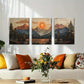 3pcs Mountain Sunset Landscape Nature Perfect Wall Art Set Canvas Framed 40x60cm - High Quality Print 100% Australian Made Wall Canvas Ready to Hang