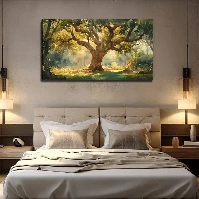 An Old Tree Suitable Wall Art Canvas Office Home Room Framed 120x60cm