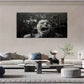 Dramatic Screaming Woman Wall Art Canvas Office Home Room Framed 120x60cm