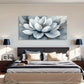 Soft Petals Luxurious Elegant Wall Art Canvas Office Home Room Framed 120x60cm