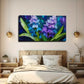 Modern Purple Cockscomb Wall Art Canvas Office Home Room Framed 80x45cm