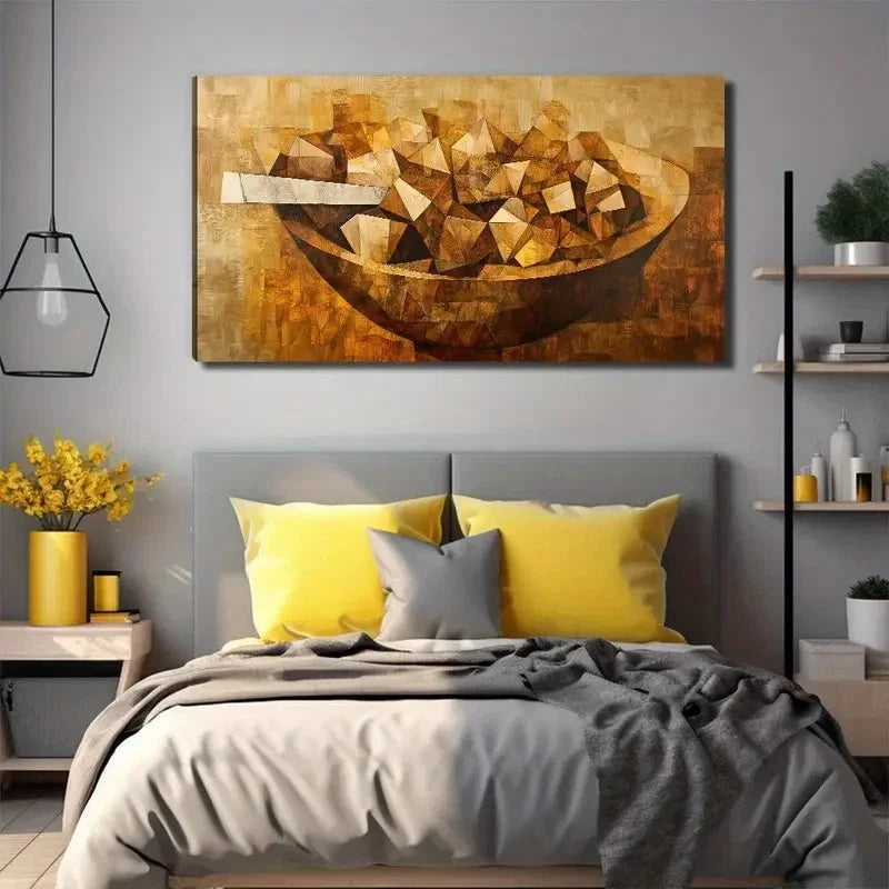 A Bowl Of Strange Perfect Wall Art Canvas Office Home Room Framed 120x60cm