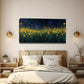 Golden Light Spots Starry Wall Art canvas office home room framed 120x60cm