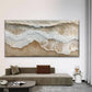 Abstract Ocean Wave Beach Wall Art Canvas Office Home Room Framed 120x60cm