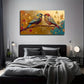 Flat Two Birds Suitable Wall Art Canvas Office Home Room Framed 80x45cm