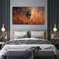 Large Cat Modern Bohemian Wall Art Canvas Office Home Room Framed 120x60cm