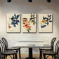 3pcs Abstract Faces & Floral Botanical Perfect Wall Art Set Canvas Framed 40x60cm - High Quality Print 100% Australian Made Wall Canvas Ready to Hang