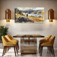 A Painter Is Sketching On Hill Wall Art Canvas Office Home Room Framed 120x60cm