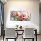 Pink Peonies & Blossoms Wall Art Canvas Office Home Room Framed 120x60cm