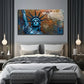 Statue Of Liberty Wall Art Canvas Office Home Room Framed 80x45cm