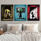 3pcs Boys & Girls Graffiti Style Wall Art Set Canvas Framed 40x60cm - High Quality Print 100% Australian Made Wall Canvas Ready to Hang