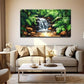 Deco Bohemian Style Waterfall Wall Art Canvas Office Home Room Framed 80x45cm