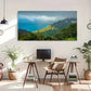 Retro Contemporary Landscape Wall Art Canvas Office Home Room Framed 120x60cm