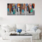 3pcs Modern Cool Decorative Feather Aesthetic Wall Art Set Canvas Framed 40x60cm - High Quality Print 100% Australian Made Wall Canvas Ready to Hang