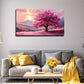 Lightly Falling Petals Air Wall Art Canvas Office Home Room Framed 120x60cm