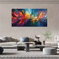 Colorful Modern Minimalist Wall Art Canvas Office Home Room Framed 80x45cm