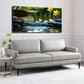 Serene Yellow Flowers & Greener Wall Art Canvas Office Home Room Framed 120x60cm